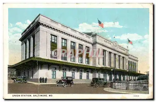 Etats unis Cartes postales Union station Baltimore Md