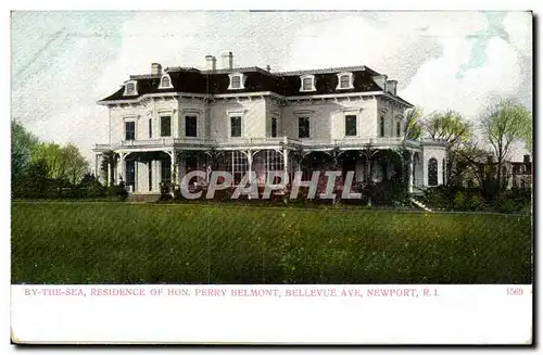 Etats unis Cartes postales By the sea Residence of Hon Perry Belmont Belleveue Ave Newport Rhode Island