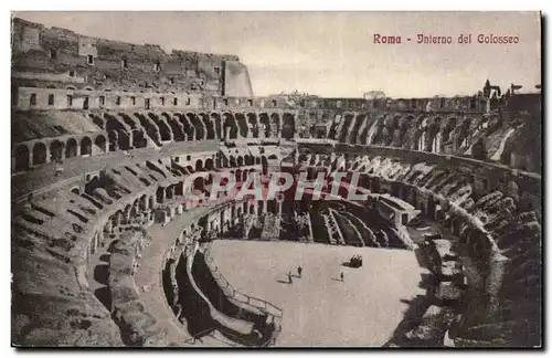 Italie Italia Roma Ansichtskarte AK Interno del Colosseo