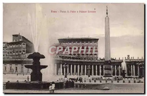 Italie Italia Roma Cartes postales Plazza S Pietro e Palazzo Vaticano