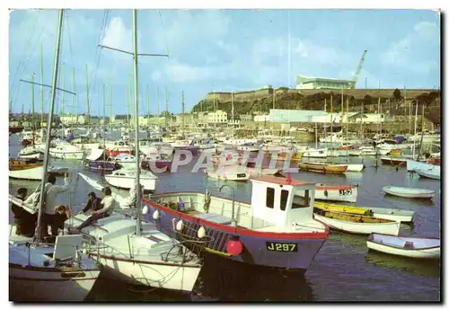 Grande Bretagne Jersey Cartes postales moderne Old harbour St Helier