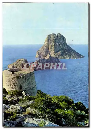 Espagne Spain Espana Ansichtskarte AK Ibiza Baleares Torre del Pirata y VEdra