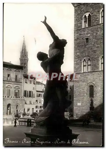 Italie Italia Cartes postales moderne Firenze Piazza Signoria Ratto di Polissena