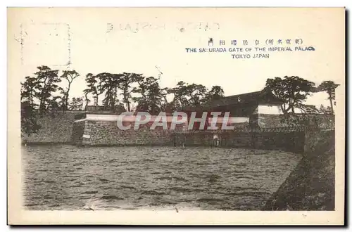 Japon Japan Nippon Cartes postales TThe Sakurada Gate of the imperial Palace Tokyo
