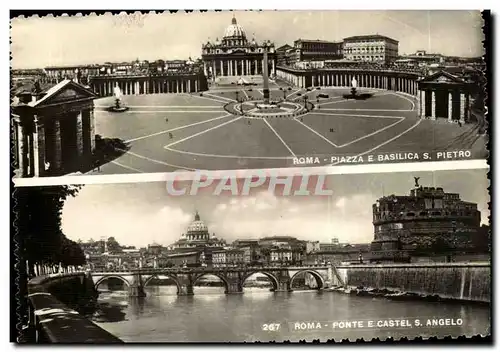 Italie Italie Cartes postales moderne Roma Piazza e Basilica S Pietro