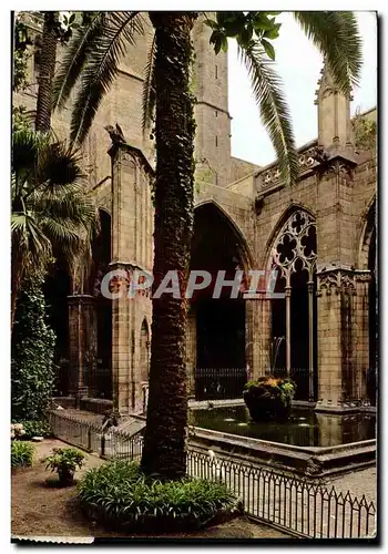 Espagne Spain Espana Ansichtskarte AK Barcelona Catedral