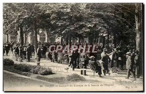 Vichy Cartes postales Concert du kiosque de la source de l'hopital