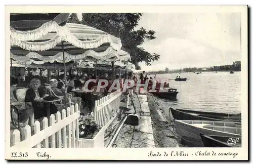 Vichy Ansichtskarte AK Bords de l&#39allier Chalet de canotage