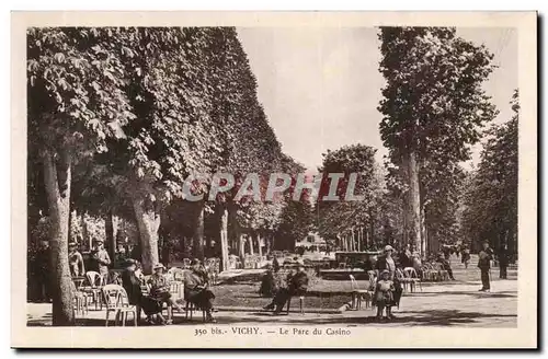 Vichy Cartes postales Le parc du casino