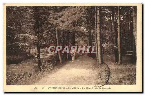 Ansichtskarte AK L&#39ardoisiere pres Vichy Le chemin de la cascade