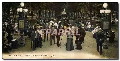 Moulins Ansichtskarte AK Allee centrale du parc