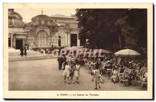 Vichy Cartes postales Le casino La terrasse