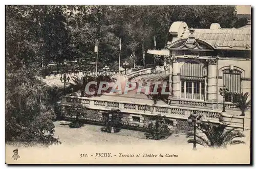 Vichy Ansichtskarte AK Terrasse et theatre du casino