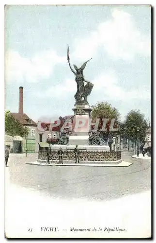 Vichy Cartes postales Monument de la Republique