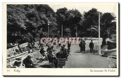 Vichy Ansichtskarte AK Les terrasses du casino