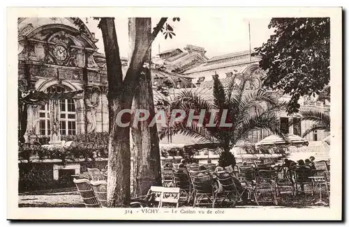 Vichy Cartes postales Le casino vu de cote