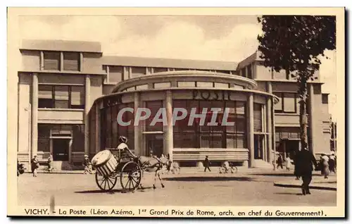 Vichy Cartes postales La poste (leon Azema 1er grand prix de Rome)