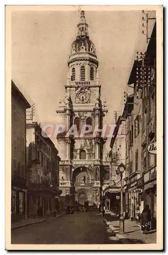 Bourg en Bresse Ansichtskarte AK Rue et eglise Notre Dame