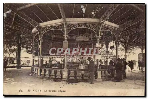 Vichy Cartes postales La source Hopital