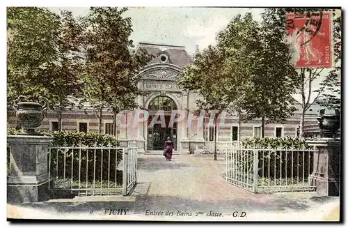 Vichy Cartes postales Entree des bains 2eme classe