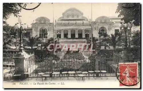 Vichy Ansichtskarte AK La facade du casino