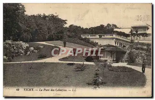 Vichy Cartes postales Le parc des CElestins