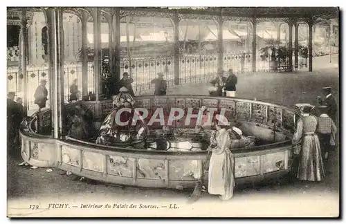 Vichy Cartes postales Interieur du palais des Sources