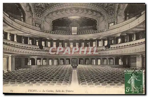 Vichy Cartes postales Le casino salle de theatre