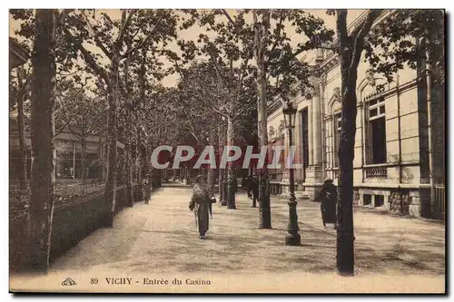 Vichy Cartes postales Entree du casino