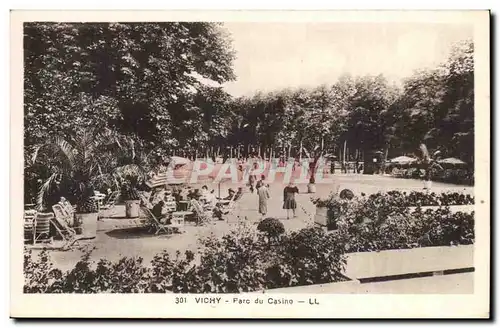 Vichy Cartes postales Parc du casino