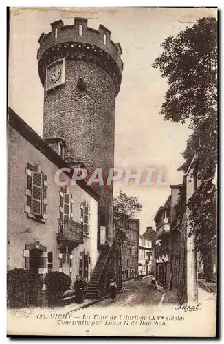 Vichy Cartes postales la tour de l&#39horloge Construite par Louis II de Bourbon