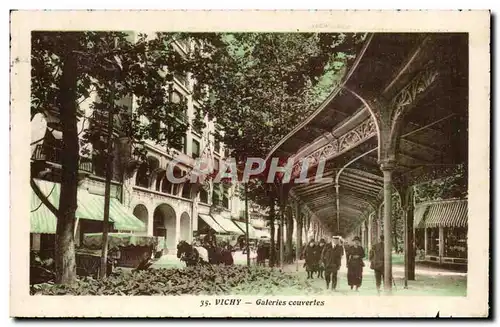 Vichy Cartes postales Galeries couvertes