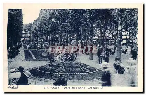 Vichy Cartes postales Parc du casino Les Massifs