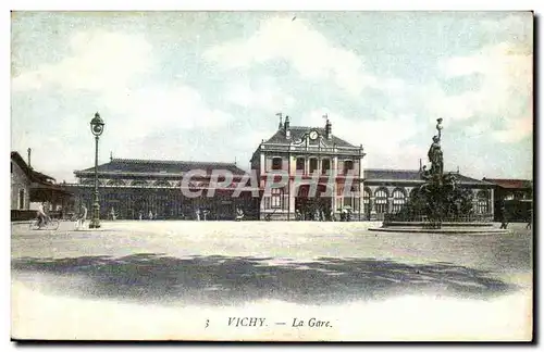 Vichy Cartes postales La gare