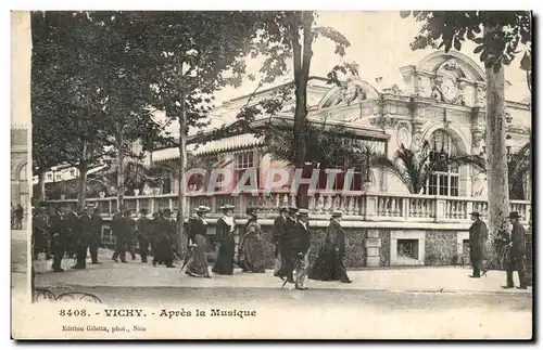 Vichy Cartes postales Apres la musique