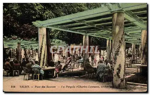 Vichy Cartes postales Parc des Sources La Pergola (Charles Letrosne)