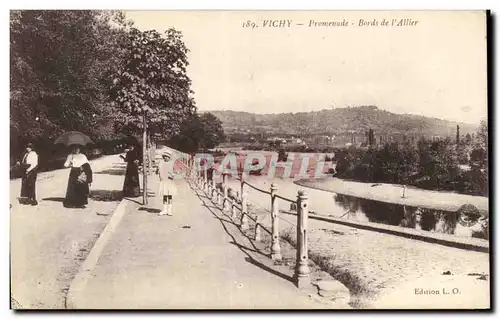 Vichy Cartes postales Promenade Bords de l&#39Allier