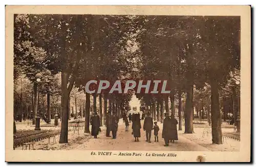 Cartes postales Vichy Ancien parc La grande allee