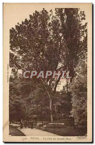 Vichy Cartes postales Un coin des grands parc