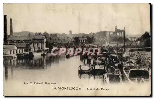 Montlucon Cartes postales Canal du Berry