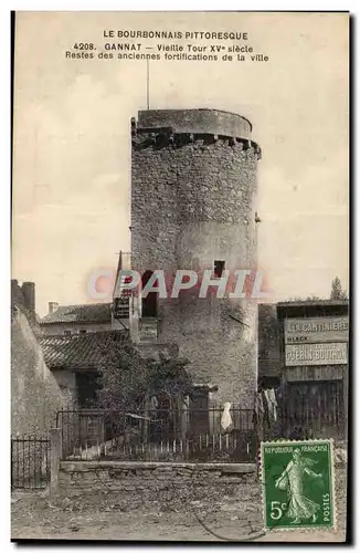 Gannat Ansichtskarte AK Vieille tour restes des anciennes fortications de la ville