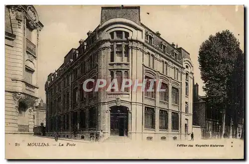 Moulins - la Poste - - Cartes postales