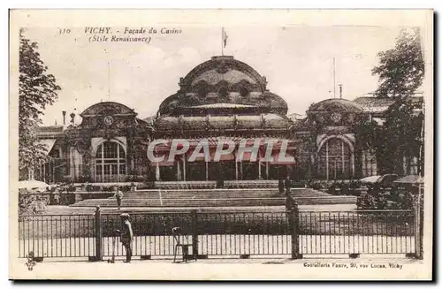 Vichy - Facade du Casino - Cartes postales