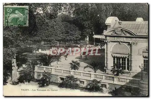 Vichy - Les Terrasses du Casino - Ansichtskarte AK