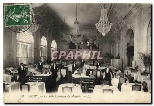 Vichy - La Salle a Manger du Majestic - Cartes postales