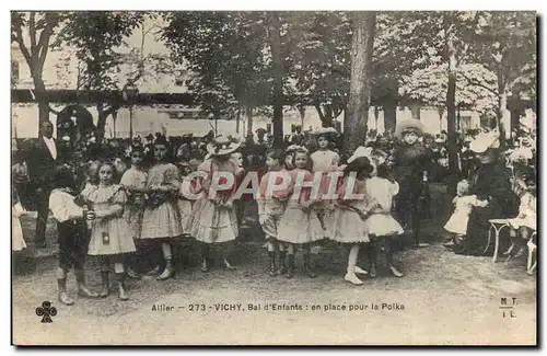 Vichy - Bal d&#39Enfants en place pour la Polka - danse - Ansichtskarte AK