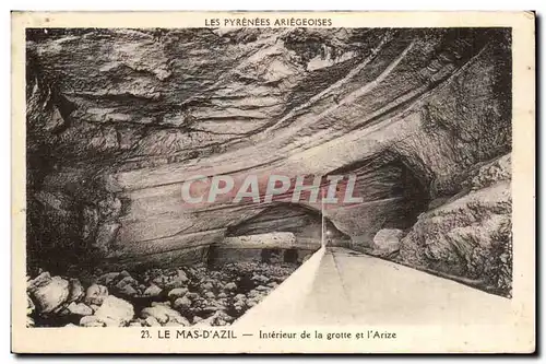 Le Mas d&#39Azil Cartes postales Interieur de la grotte et l&#39Arize