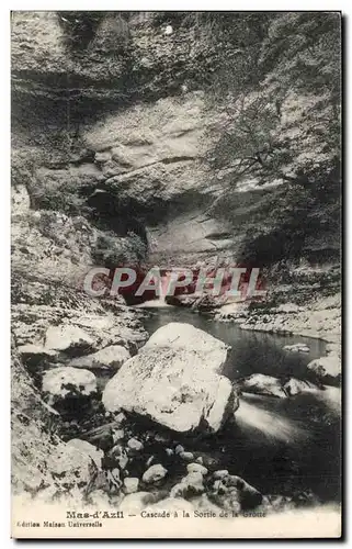 Le Mas d&#39Azil Cartes postales Cascade a la sortie de la grotte