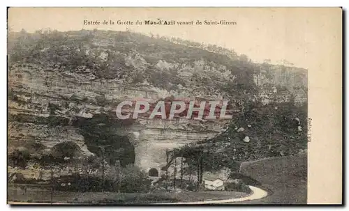 Le Mas d&#39Azil Ansichtskarte AK Entree de la grotte venant de Saint Girons