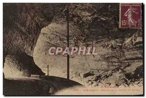 Mas d&#39Azil Cartes postales Sortie de la grotte en amont